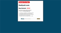 Desktop Screenshot of hadiyati.com